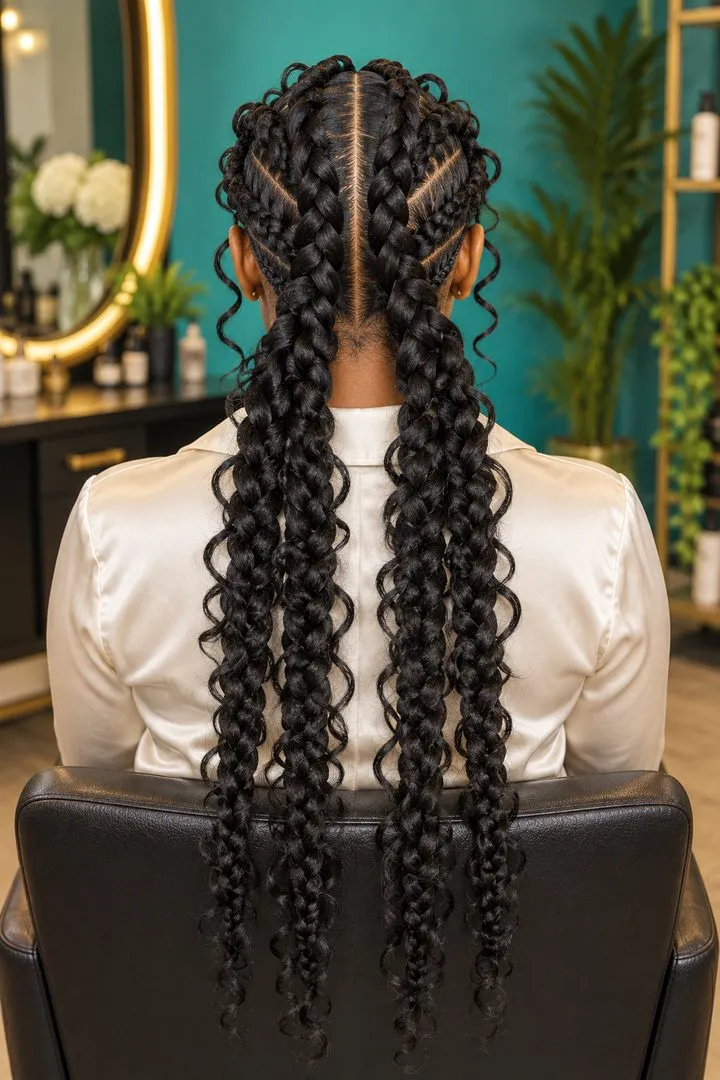 Butterfly Braids, back