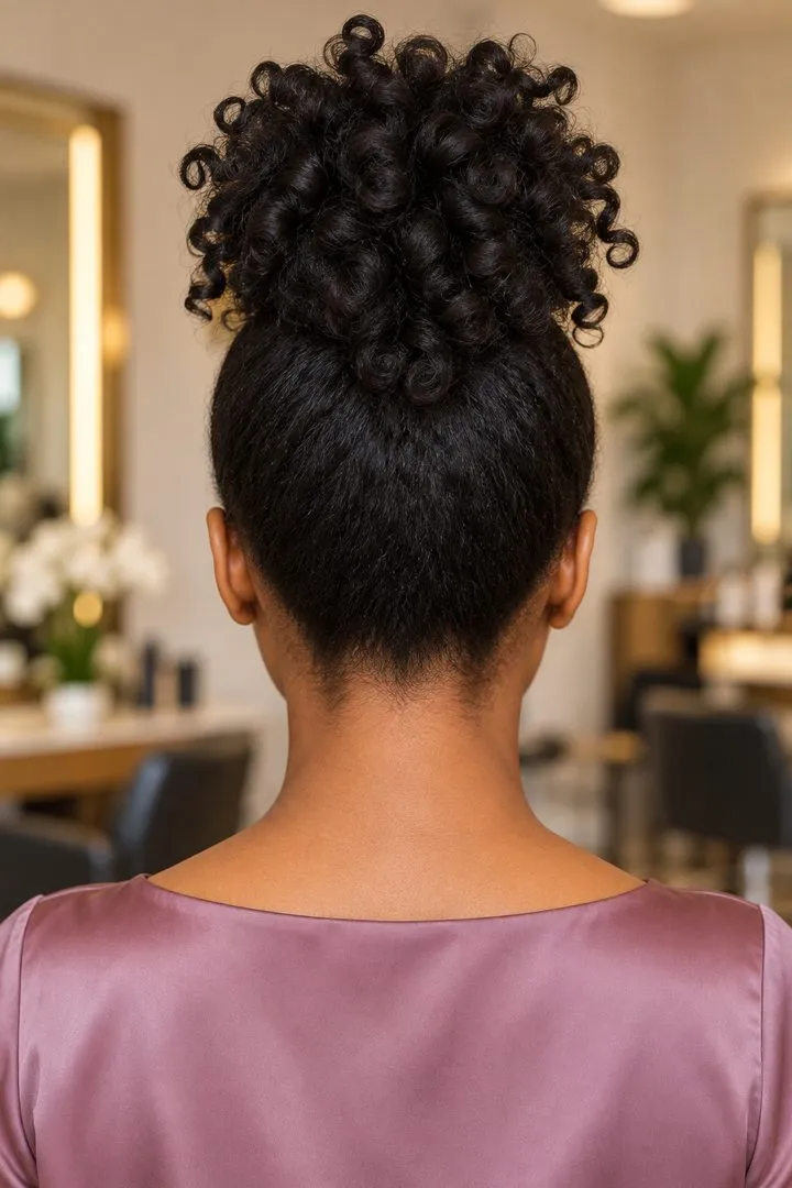 Pineapple Updo, back