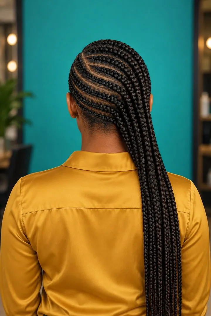 Lemonade Braids, back