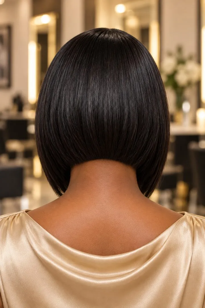 A-line Bob, back