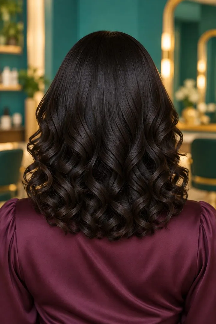 Defined Curls, back