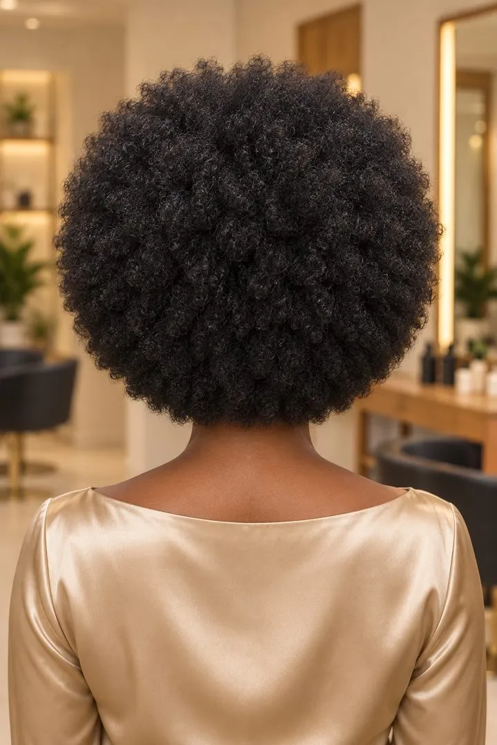 Classic Afro, back