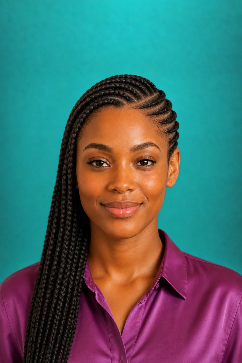 Lemonade Braids, a Kayla preview made with AI