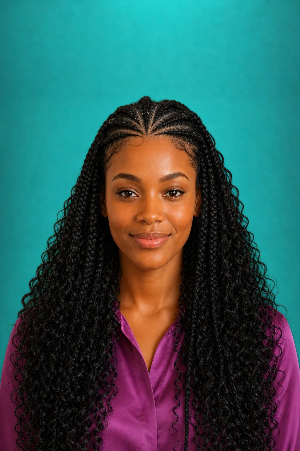 Tribal Boho Braids, a Kayla preview made with AI