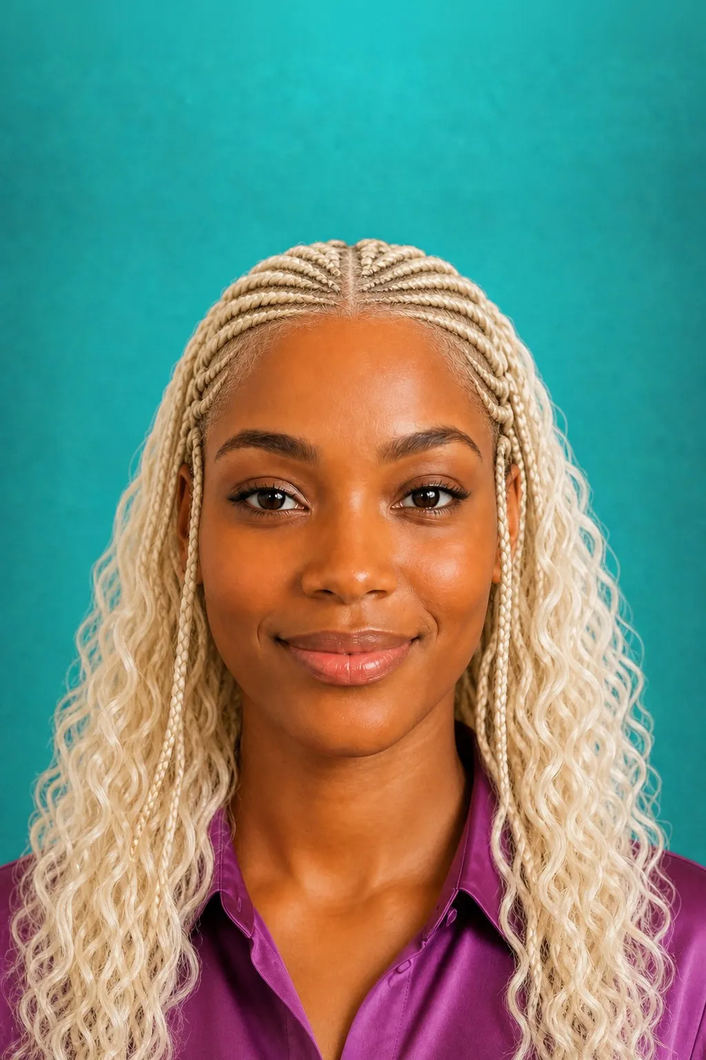 Blonde Tribal Braids, a Kayla preview made with AI