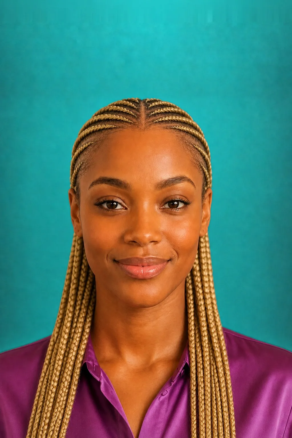 Golden Feed-in Braids, a Kayla preview made with AI
