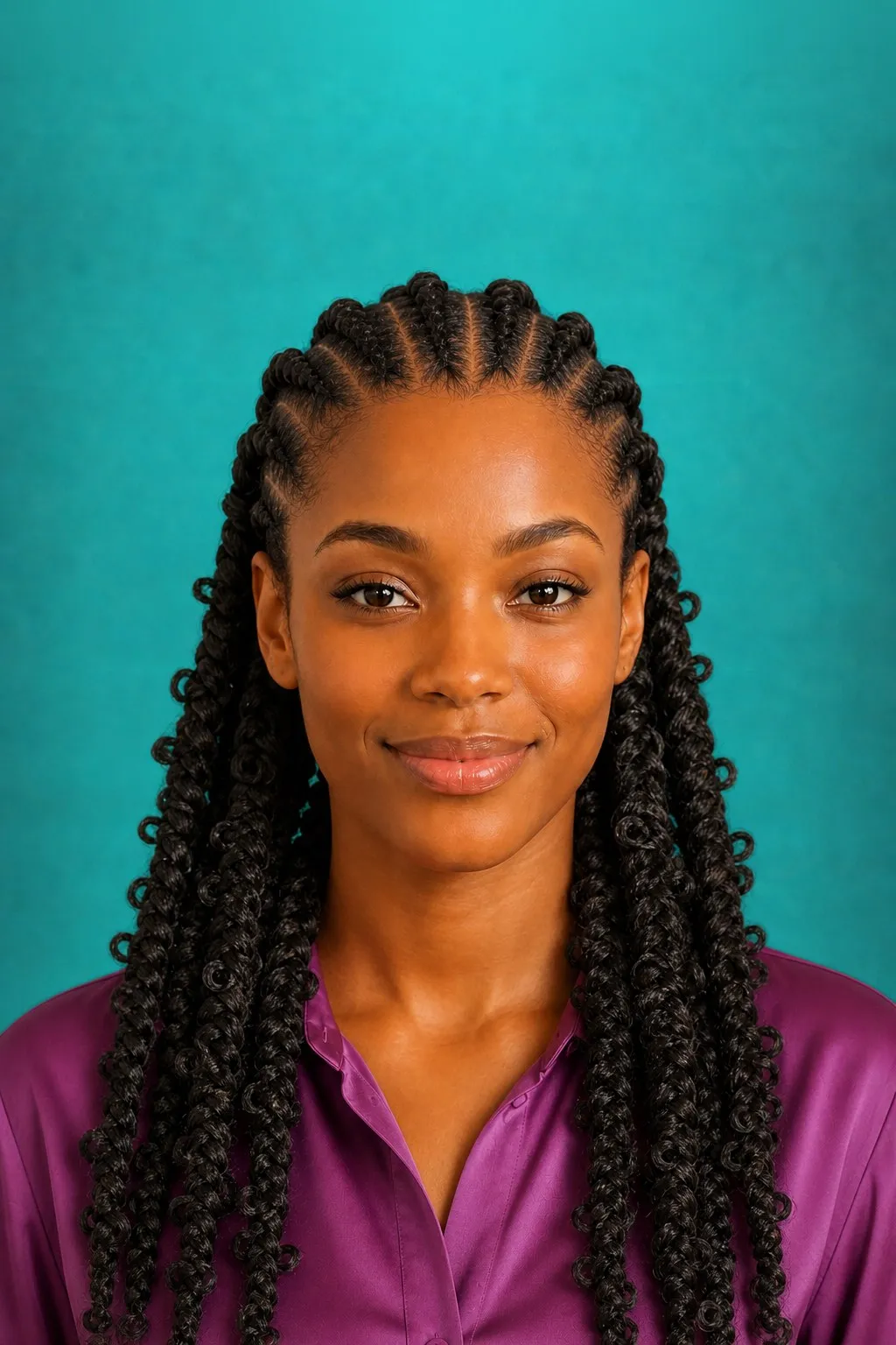 Butterfly Scalp Braids, a Kayla preview made with AI