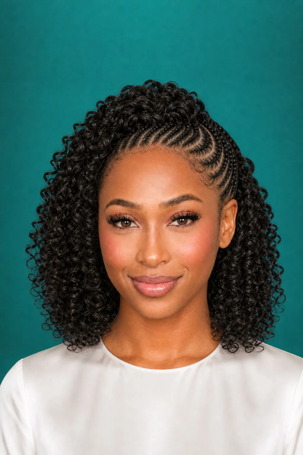 Cornrows to Curls, a Kayla preview made with AI
