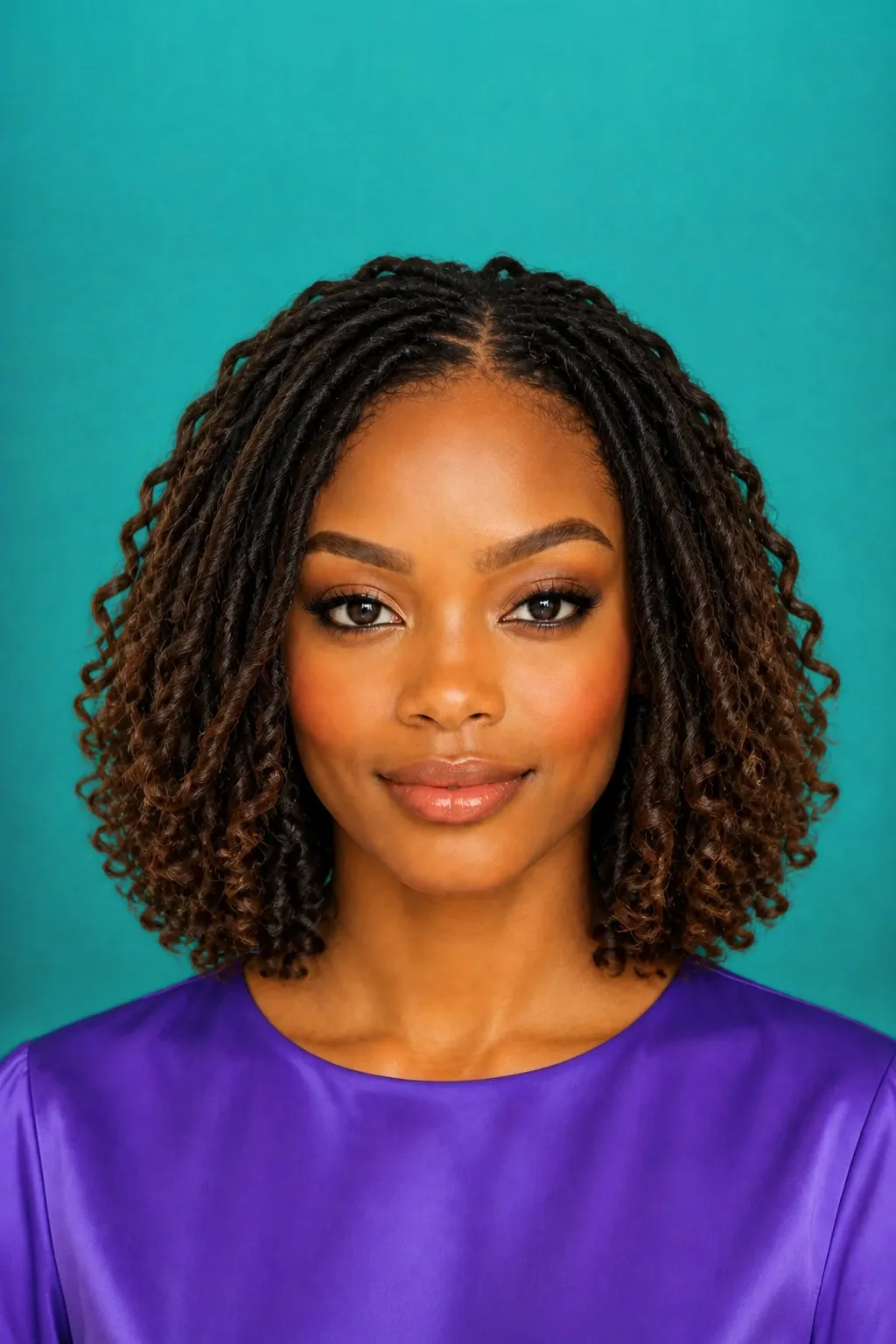 Curly Locs Bob, a Kayla preview made with AI