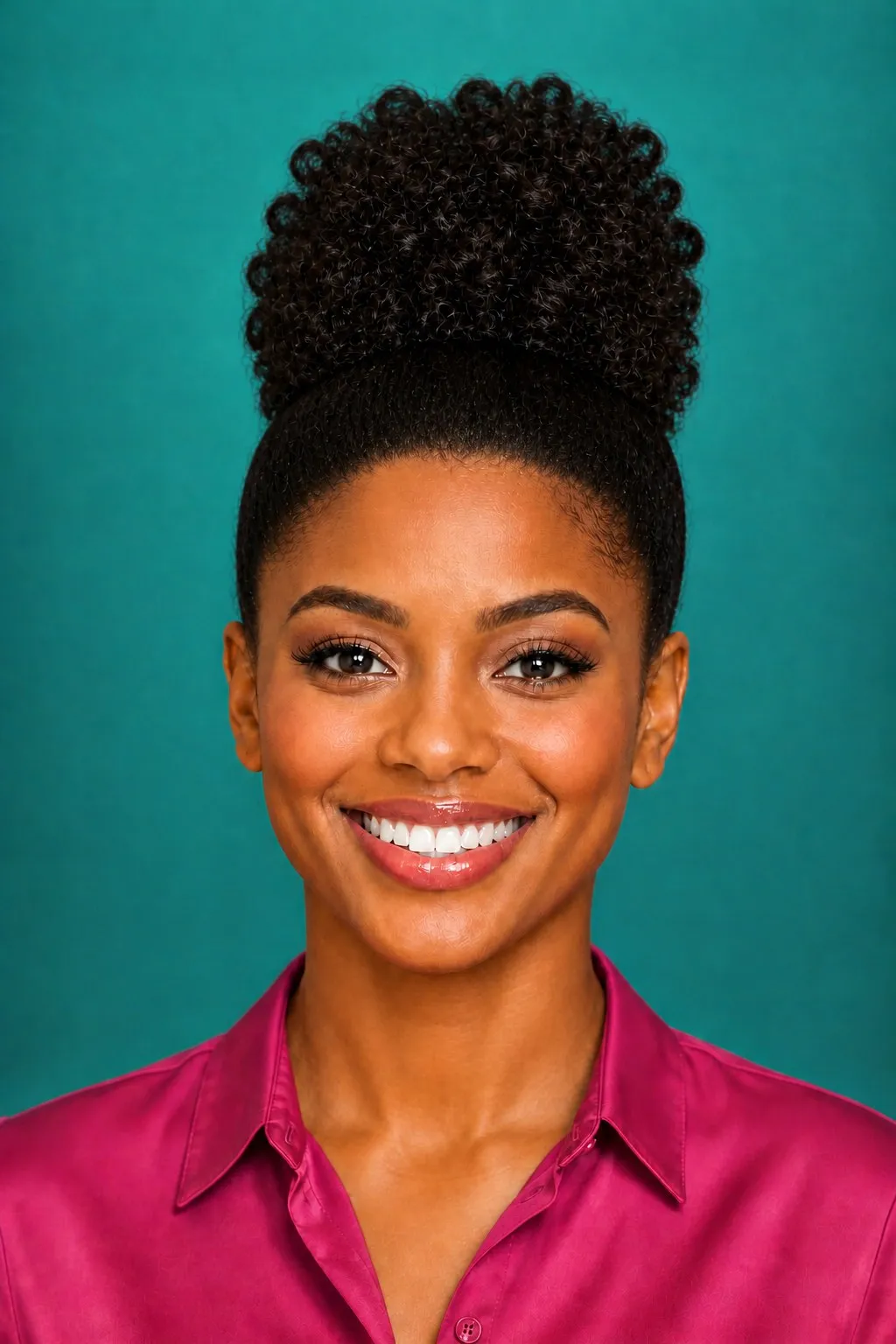 Ponytails & Updos: Pineapple Updo, a Kayla preview made with AI
