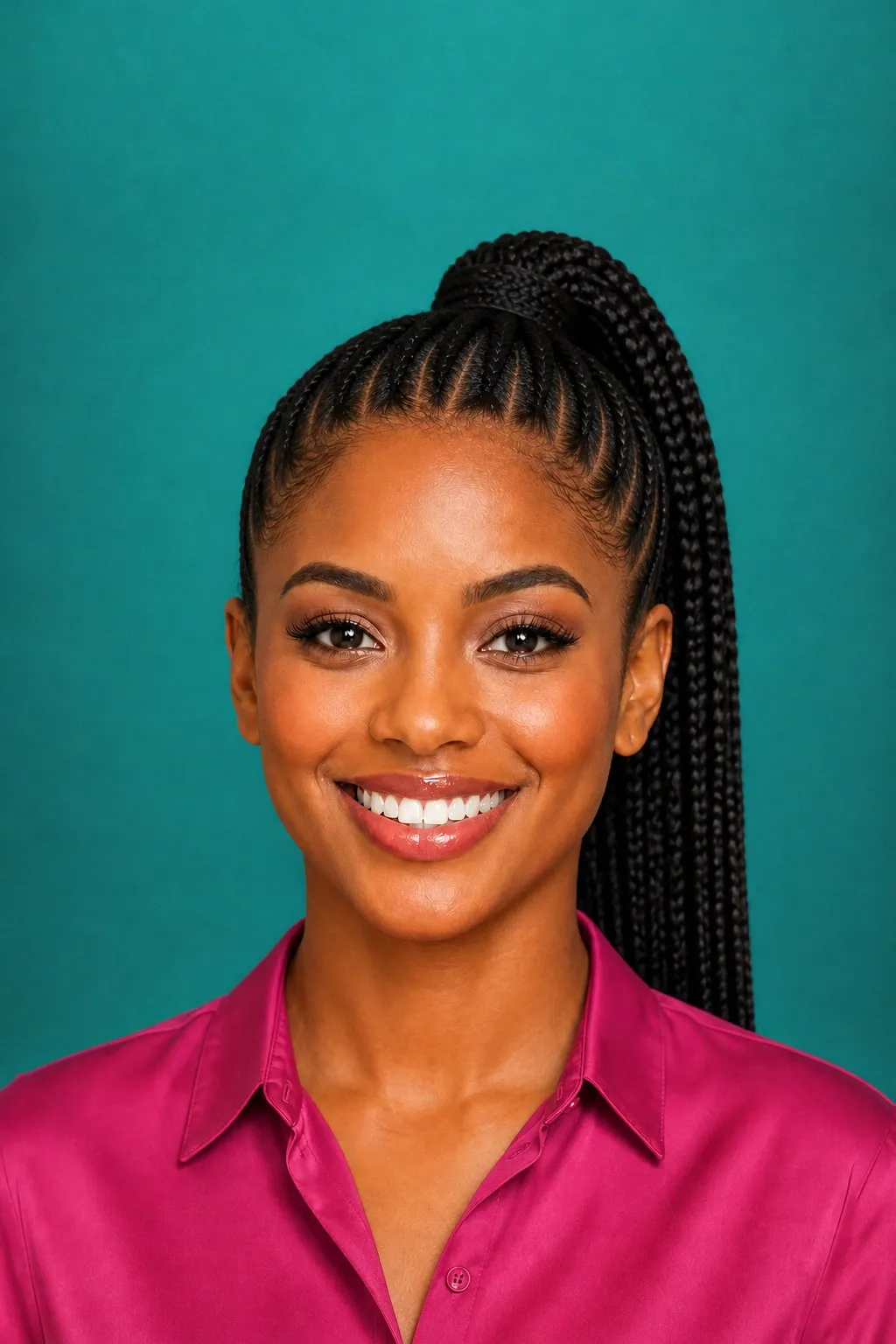Braided Ponytail, a Kayla preview made with AI