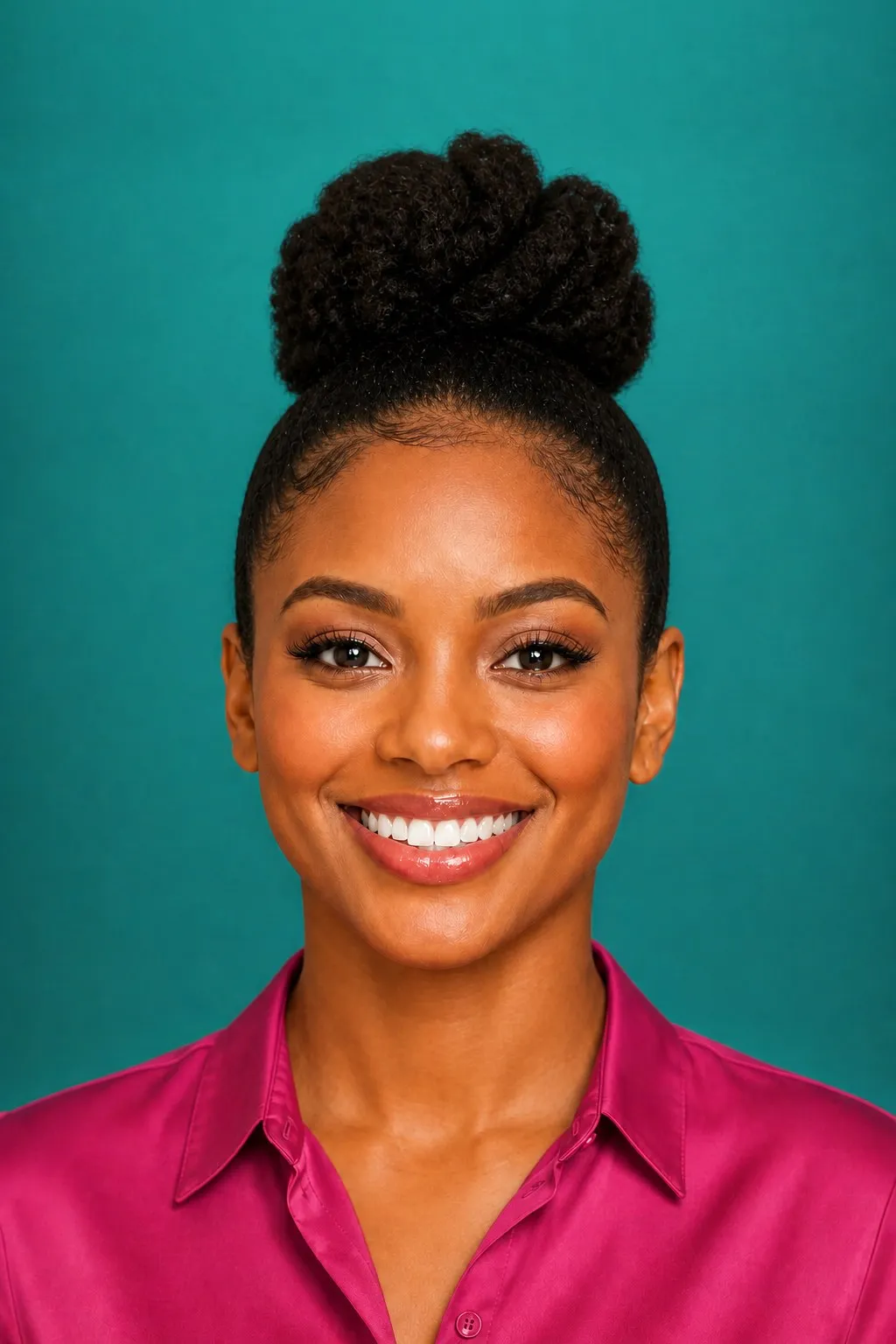 Curly Top Knot, a Kayla preview made with AI