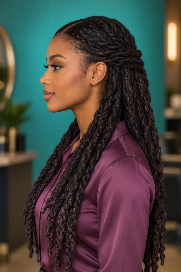 Soft Rope Locs, side