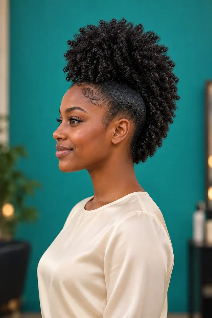 Stacked Frohawk, side