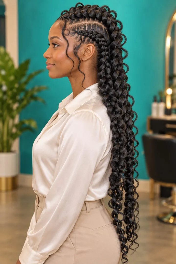 Butterfly Braids, side