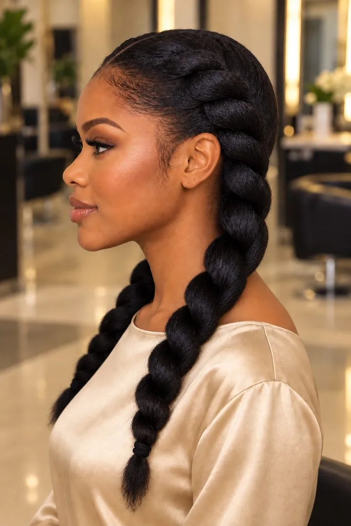 Jumbo Flat Twists, side