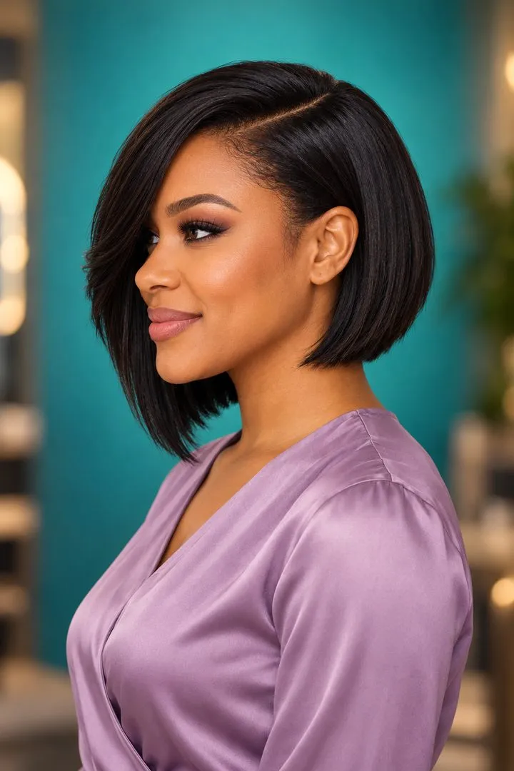 Asymmetrical Bob, side
