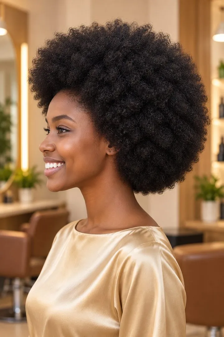 Classic Afro, side
