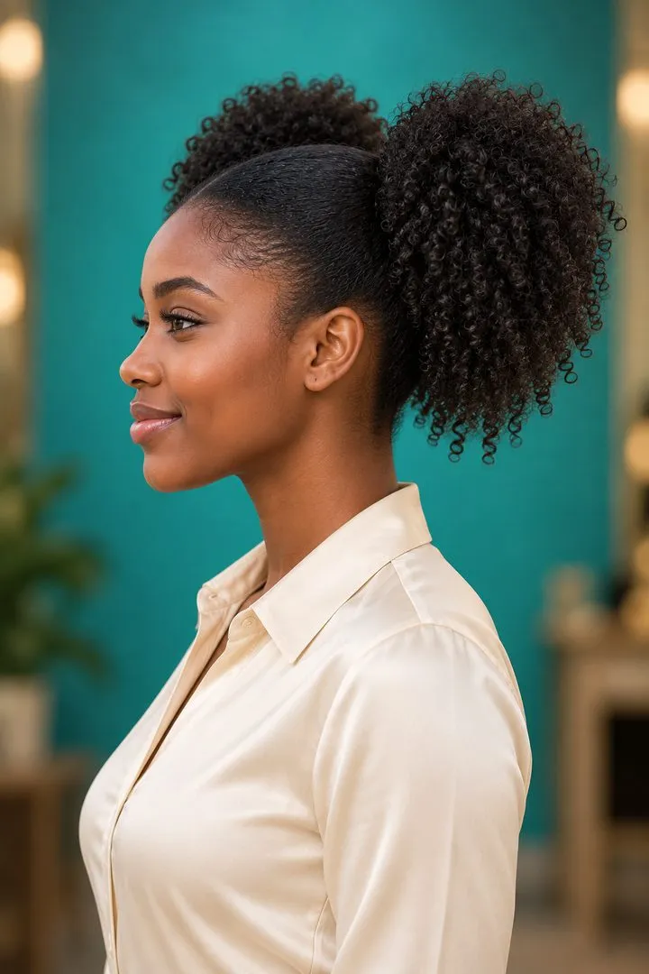 Twist Out Double Puffs, side