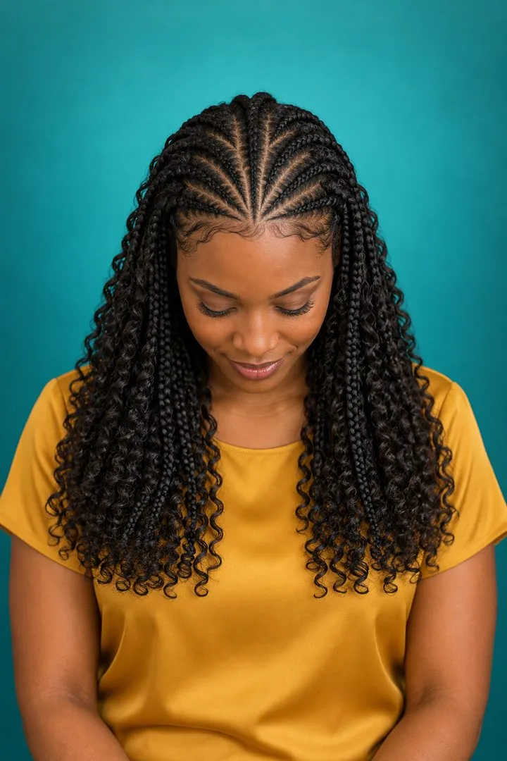Tribal Boho Braids, top
