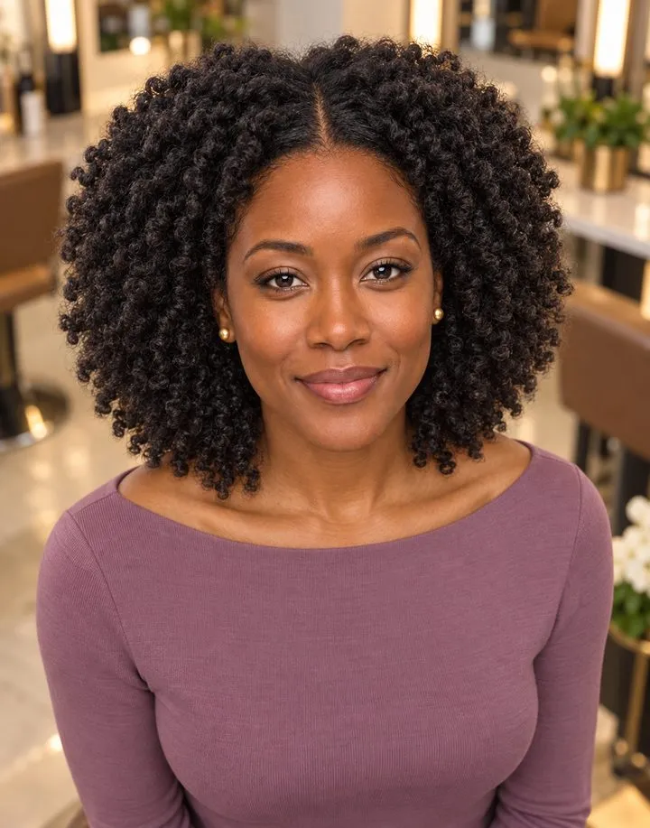 Volume Twist Out, top