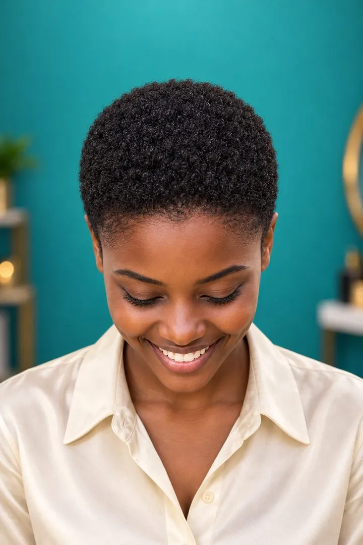 Short Afro, top