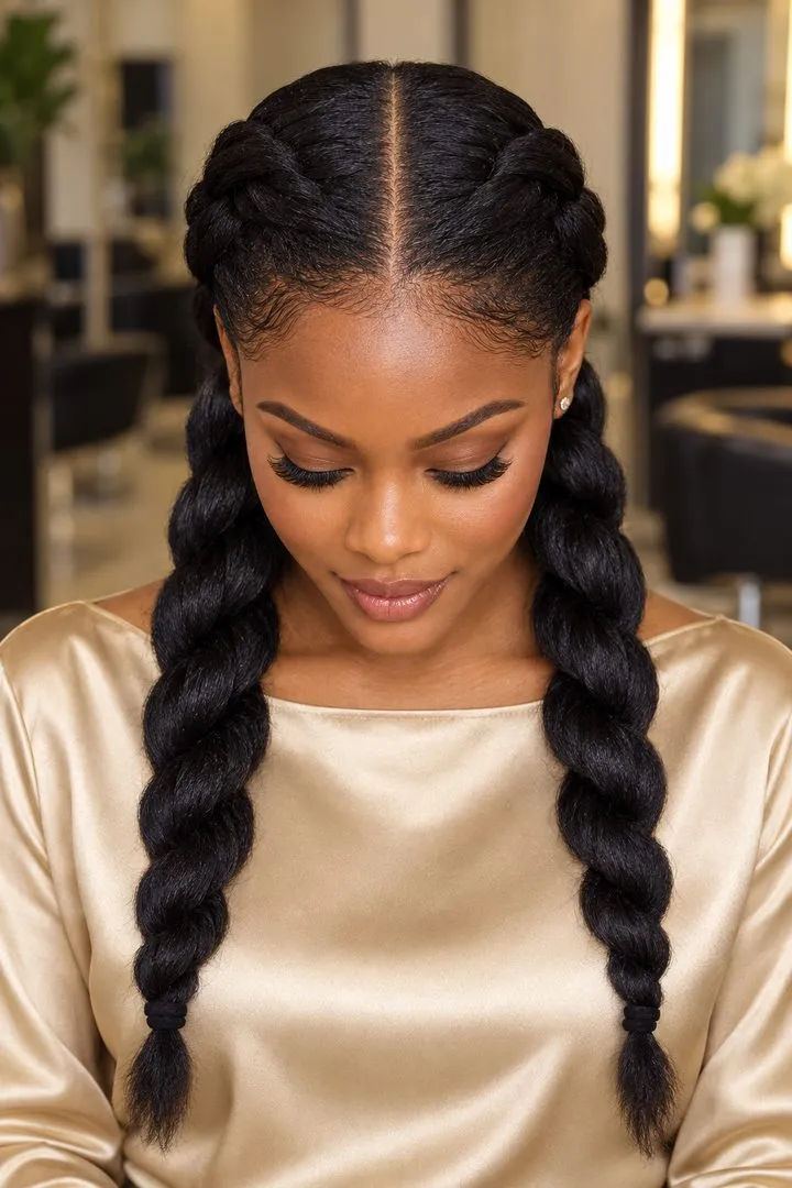 Jumbo Flat Twists, top