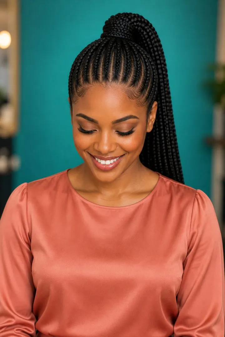 Braided Ponytail, top