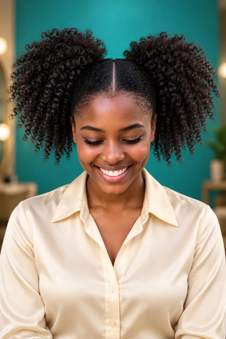 Twist Out Double Puffs, top