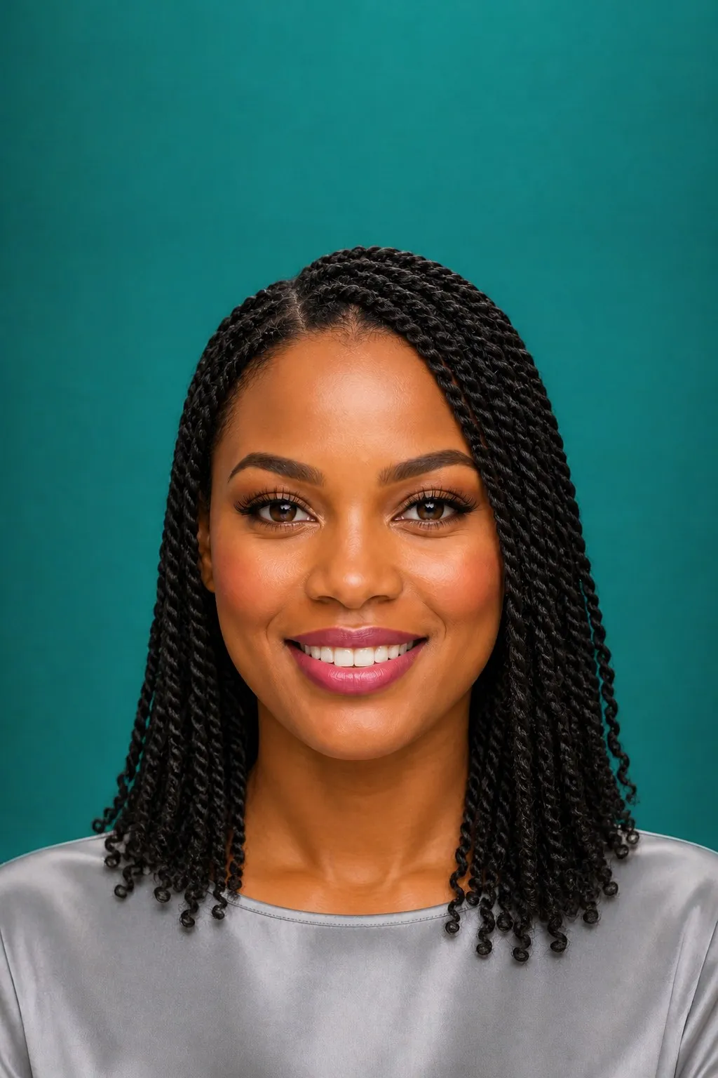 Two Strand Twists, a Kayla preview made with AI